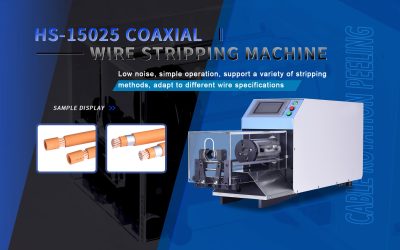 Innovation – Driven! Self – developed HS – 15025 Coaxial Cable Stripping and Cutting Equipment Debuts